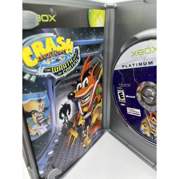 Crash Bandicoot: The Wrath of Cortex (Microsoft Xbox, 2003) Complete and Tested - Picture 4 of 8